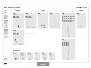 DINEX 128101020 išmetimo sistema 
 Išmetimo sistema -> Išmetimo sistema, visa