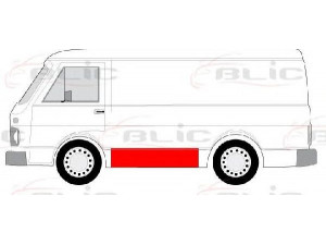 BLIC 6505-06-9560001P šoninis skydas 
 Kėbulas -> Kuro bakas/dalys