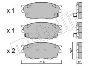 METELLI 22-0475-0 stabdžių trinkelių rinkinys, diskinis stabdys 
 Techninės priežiūros dalys -> Papildomas remontas
G2YD-33-23Z, G2YD-33-28Z, GJYA-33-23ZB