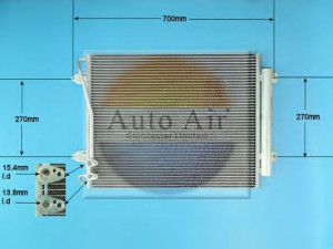 AUTO AIR GLOUCESTER 16-1322 kondensatorius, oro kondicionierius 
 Oro kondicionavimas -> Kondensatorius
3C0820411B