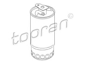 TOPRAN 500 897 kuro filtras 
 Techninės priežiūros dalys -> Papildomas remontas
1332 7 785 350, 1332 7 787 825