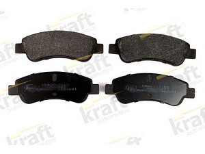 KRAFT AUTOMOTIVE 6013102 stabdžių trinkelių rinkinys, diskinis stabdys 
 Techninės priežiūros dalys -> Papildomas remontas
425360, 4254-69, 425469, 77364016