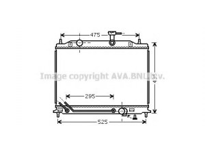 AVA QUALITY COOLING KA2080 radiatorius, variklio aušinimas 
 Aušinimo sistema -> Radiatorius/alyvos aušintuvas -> Radiatorius/dalys
253101G350