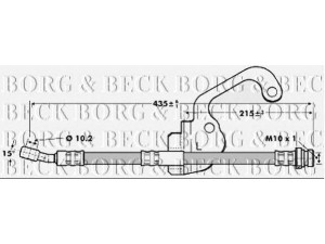 BORG & BECK BBH7055 stabdžių žarnelė 
 Stabdžių sistema -> Stabdžių žarnelės
58733H1000