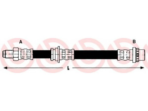 BREMBO T 52 062 stabdžių žarnelė 
 Stabdžių sistema -> Stabdžių žarnelės
GBH90335, SHB000930, SHB101221