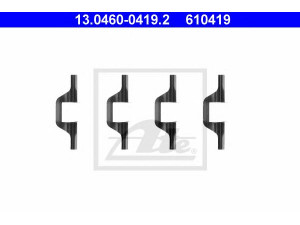ATE 13.0460-0419.2 priedų komplektas, diskinių stabdžių trinkelės 
 Stabdžių sistema -> Diskinis stabdys -> Stabdžių dalys/priedai
