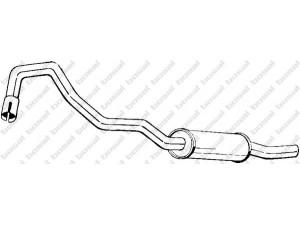 BOSAL 154-351 galinis duslintuvas 
 Išmetimo sistema -> Duslintuvas
1549605, 5019335, 6102217, 74EB5K273GA