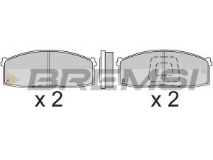 BREMSI BP2199 stabdžių trinkelių rinkinys, diskinis stabdys 
 Techninės priežiūros dalys -> Papildomas remontas
4106011L25, 4106041S85, 41060D0125