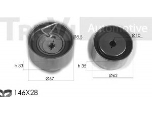 TREVI AUTOMOTIVE KD1323 paskirstymo diržo komplektas 
 Techninės priežiūros dalys -> Papildomas remontas