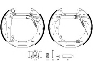 HELLA PAGID 8DB 355 022-731 stabdžių trinkelių komplektas 
 Techninės priežiūros dalys -> Papildomas remontas
5320060830, 5320060871, 5320070800