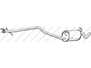 BOSAL 289-035 vidurinis duslintuvas 
 Išmetimo sistema -> Duslintuvas
1342380, 1368690, 1449977, 1449991