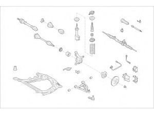 MONROE MO05584VA rato pakaba 
 Ašies montavimas/vairavimo mechanizmas/ratai -> Prekių paieška pagal schemą