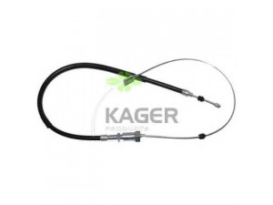 KAGER 19-1885 trosas, stovėjimo stabdys 
 Stabdžių sistema -> Valdymo svirtys/trosai
4745.W6, 1338683080, 4745.W6
