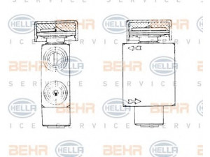 HELLA 8UW 351 234-031 išsiplėtimo vožtuvas, oro kondicionavimas 
 Oro kondicionavimas -> Vožtuvai
1 363 581, 64 11 1 363 581, 95 568 630