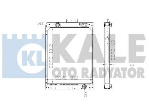 KALE OTO RADYATÖR 304500 radiatorius, variklio aušinimas 
 Aušinimo sistema -> Radiatorius/alyvos aušintuvas -> Radiatorius/dalys
628 500 05 02, 628 500 14 99, 628 500 15 99