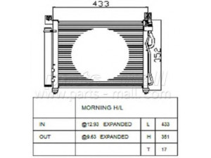 PARTS-MALL PXNCB-042 kondensatorius, oro kondicionierius
9760607000, 9760607200