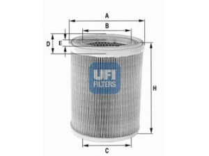UFI 30.078.01 oro filtras 
 Techninės priežiūros dalys -> Techninės priežiūros intervalai
8933001795, 8933001795