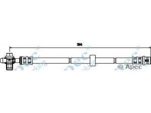 APEC braking HOS3318 stabdžių žarnelė 
 Stabdžių sistema -> Stabdžių žarnelės
6N0611701B, 6N0611701A, 6N0611701B