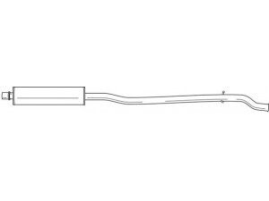 AKS DASIS SG46402 vidurinis duslintuvas