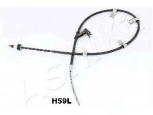 ASHIKA 131-0H-H59L trosas, stovėjimo stabdys 
 Stabdžių sistema -> Valdymo svirtys/trosai
5991226100