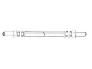 CEF 510670 stabdžių žarnelė 
 Stabdžių sistema -> Stabdžių žarnelės
1563550, 1797935, C307522, 24925
