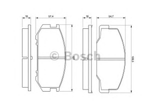 BOSCH 0 986 424 137 stabdžių trinkelių rinkinys, diskinis stabdys 
 Techninės priežiūros dalys -> Papildomas remontas
04465 14050, 04465 27050, 04465 28150