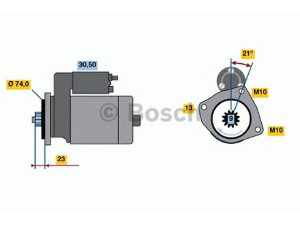 BOSCH 0 986 019 181 starteris 
 Elektros įranga -> Starterio sistema -> Starteris
28100 76050, 28100 76081, 28100 76101