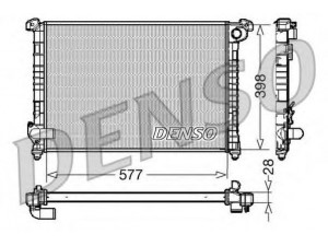 DENSO DRM05100 radiatorius, variklio aušinimas 
 Aušinimo sistema -> Radiatorius/alyvos aušintuvas -> Radiatorius/dalys
1475550, 17101475550, 17101475550