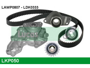 LUCAS ENGINE DRIVE LKP050 vandens siurblio ir paskirstymo diržo komplektas 
 Diržinė pavara -> Paskirstymo diržas/komplektas -> Paskirstymo diržas/komplektas