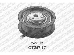 SNR GT357.17 įtempiklio skriemulys, paskirstymo diržas 
 Techninės priežiūros dalys -> Papildomas remontas
028109243G, 028109243G, 028109243G