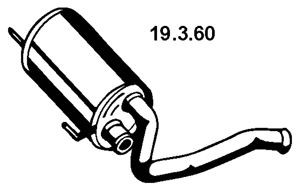 EBERSPÄCHER 19.3.60 vidurinis duslintuvas
1728.83