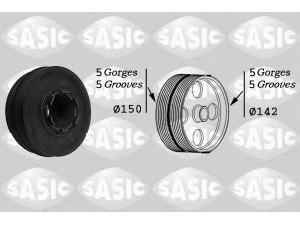 SASIC 9001810 skriemulys, alkūninis velenas 
 Diržinė pavara -> Dirželio skriemulys
11232247565