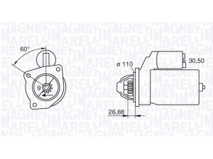 MAGNETI MARELLI 063217121010 starteris
5111319, 88205020
