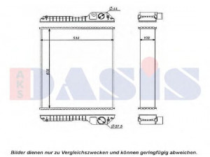 AKS DASIS 440602N radiatorius, variklio aušinimas