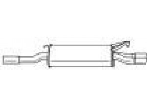 AKS DASIS SG10627 galinis duslintuvas