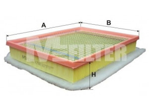 MFILTER K 788 oro filtras 
 Filtrai -> Oro filtras
5834040, 5834279, 93183389, 93192882