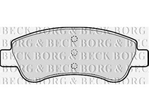 BORG & BECK BBP2131 stabdžių trinkelių rinkinys, diskinis stabdys 
 Techninės priežiūros dalys -> Papildomas remontas