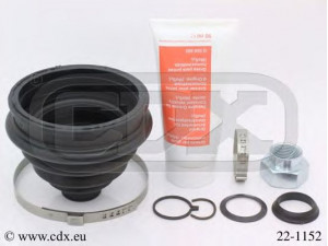 CDX 22-1152 gofruotoji membrana, kardaninis velenas 
 Ratų pavara -> Gofruotoji membrana