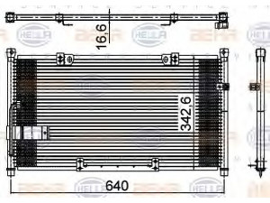 HELLA 8FC 351 304-571 kondensatorius, oro kondicionierius 
 Oro kondicionavimas -> Kondensatorius