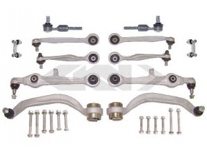 SPIDAN 40011 pakabos komplektas 
 Ašies montavimas/vairavimo mechanizmas/ratai -> Valdymo svirtis/pasukamosios svirties sujungimas -> Vairo trauklės (valdymo svirtis, išilginis balansyras, diago
4B0 419 811 B S3, 4B0 419 811 C S3