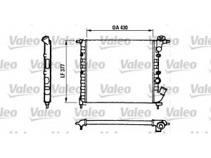 VALEO 730055 radiatorius, variklio aušinimas 
 Aušinimo sistema -> Radiatorius/alyvos aušintuvas -> Radiatorius/dalys
7700786442, 7700810264, 7701047887