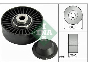 INA 532 0370 20 kreipiantysis skriemulys, V formos rumbuotas diržas 
 Diržinė pavara -> V formos rumbuotas diržas/komplektas -> Laisvasis/kreipiamasis skriemulys
46454419, 46514222, 46794035, 60814033