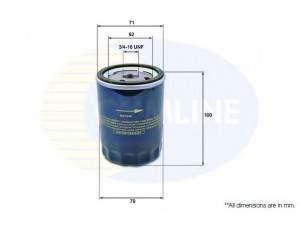 COMLINE EOF006 alyvos filtras 
 Filtrai -> Alyvos filtras
1039020, 1039021, 1220880, 6179700