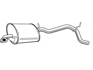 WALKER 22706 galinis duslintuvas 
 Išmetimo sistema -> Duslintuvas
1430080G00