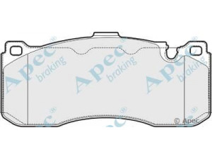 APEC braking PAD1667 stabdžių trinkelių rinkinys, diskinis stabdys 
 Techninės priežiūros dalys -> Papildomas remontas
34116786044