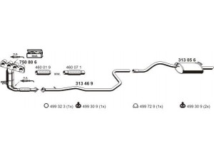 ERNST 030328 išmetimo sistema 
 Išmetimo sistema -> Išmetimo sistema, visa