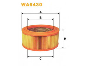 WIX FILTERS WA6430 oro filtras 
 Techninės priežiūros dalys -> Techninės priežiūros intervalai
112, PC1012