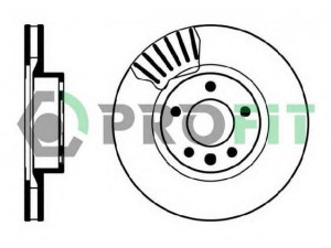PROFIT 5010-0330 stabdžių diskas 
 Dviratė transporto priemonės -> Stabdžių sistema -> Stabdžių diskai / priedai
569044, 569045, 569044, 9027133