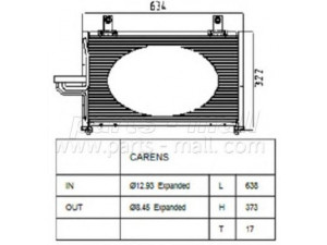 PARTS-MALL PXNCB-019 kondensatorius, oro kondicionierius 
 Oro kondicionavimas -> Kondensatorius
0K2C061480, 0K2C661480, K2C061480
