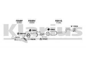 KLARIUS 361504U išmetimo sistema 
 Išmetimo sistema -> Išmetimo sistema, visa